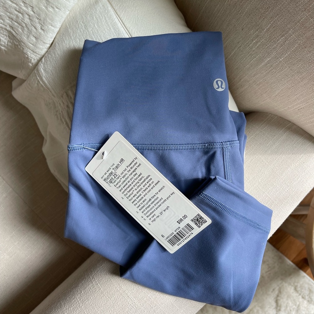 Lululemon wunder train 25” leggings NWT